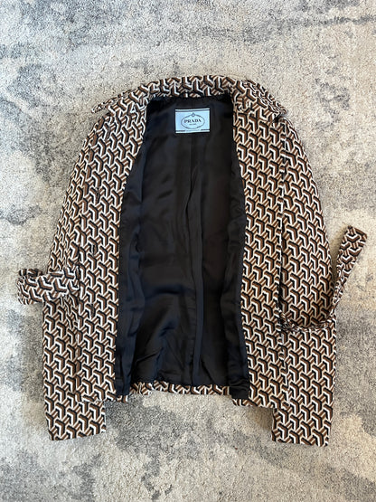 Prada FW2018 jacquard jacket