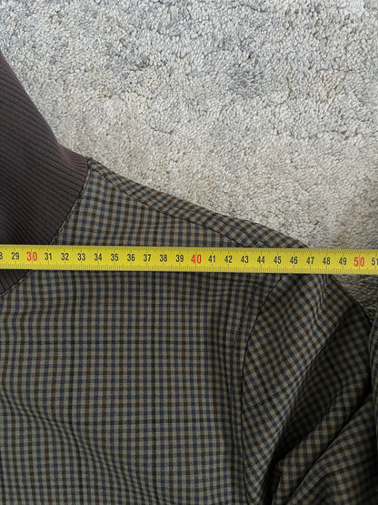Prada FW2000 tartan nylon bomber