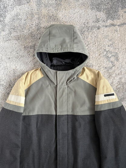 Prada FW2007 colorblock wool long coat