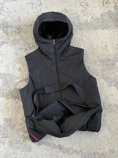 Prada FW1999 nylon padded convertible vest