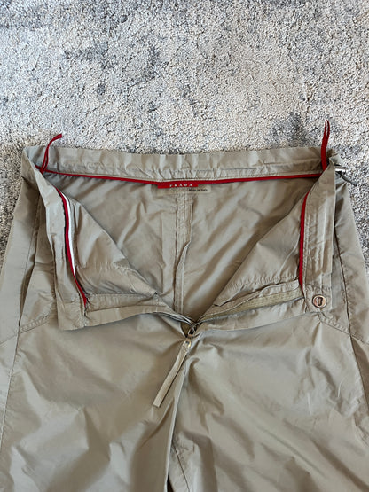 Prada 2000’s nylon 3/4 pants