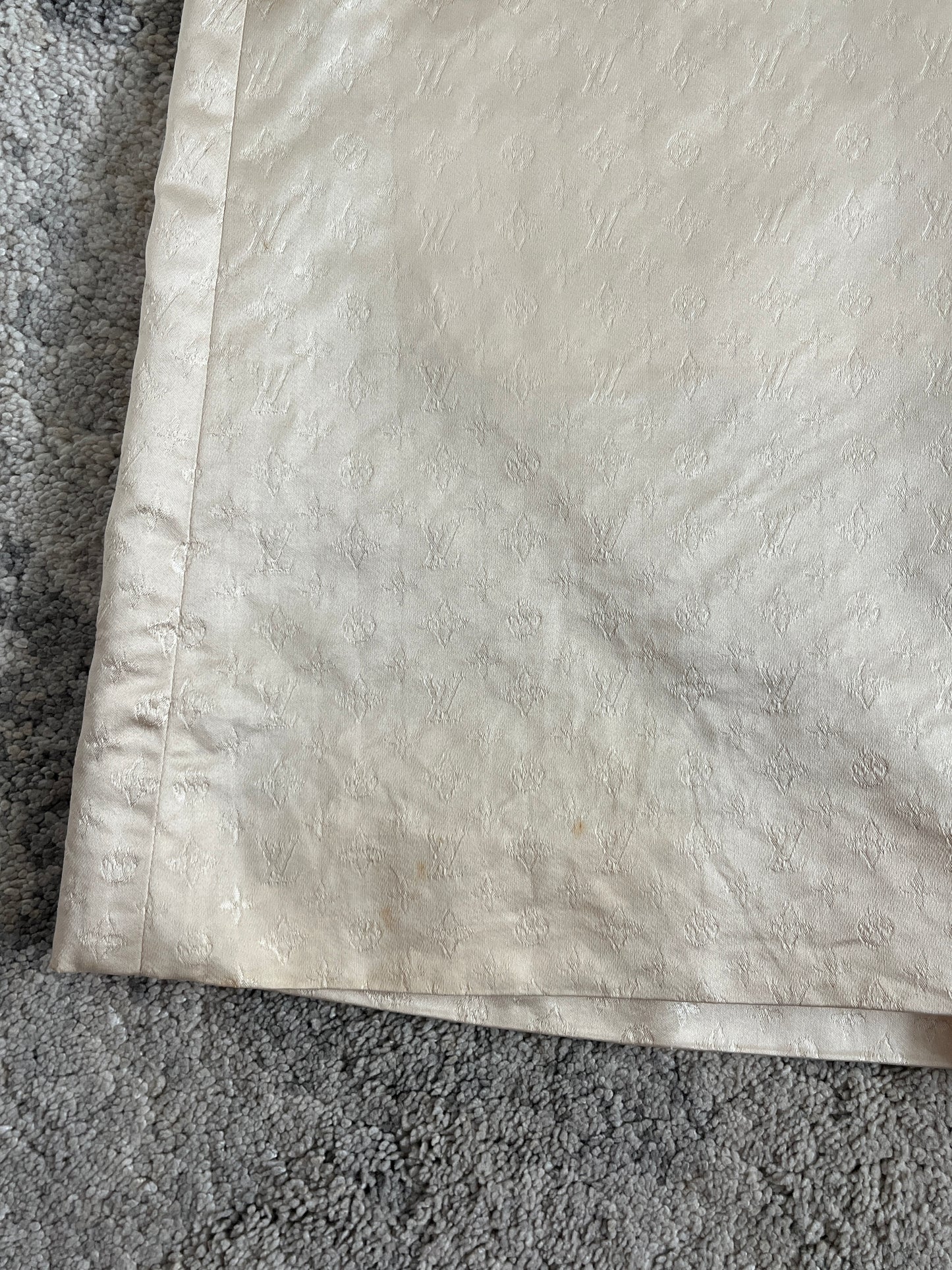 Louis Vuitton 2000’s silk monogram long coat