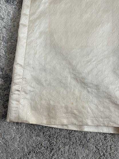 Louis Vuitton 2000’s silk monogram long coat