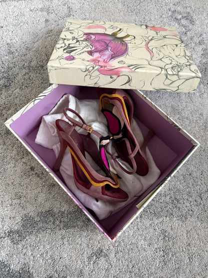 Prada SS2008 fairy suede heels