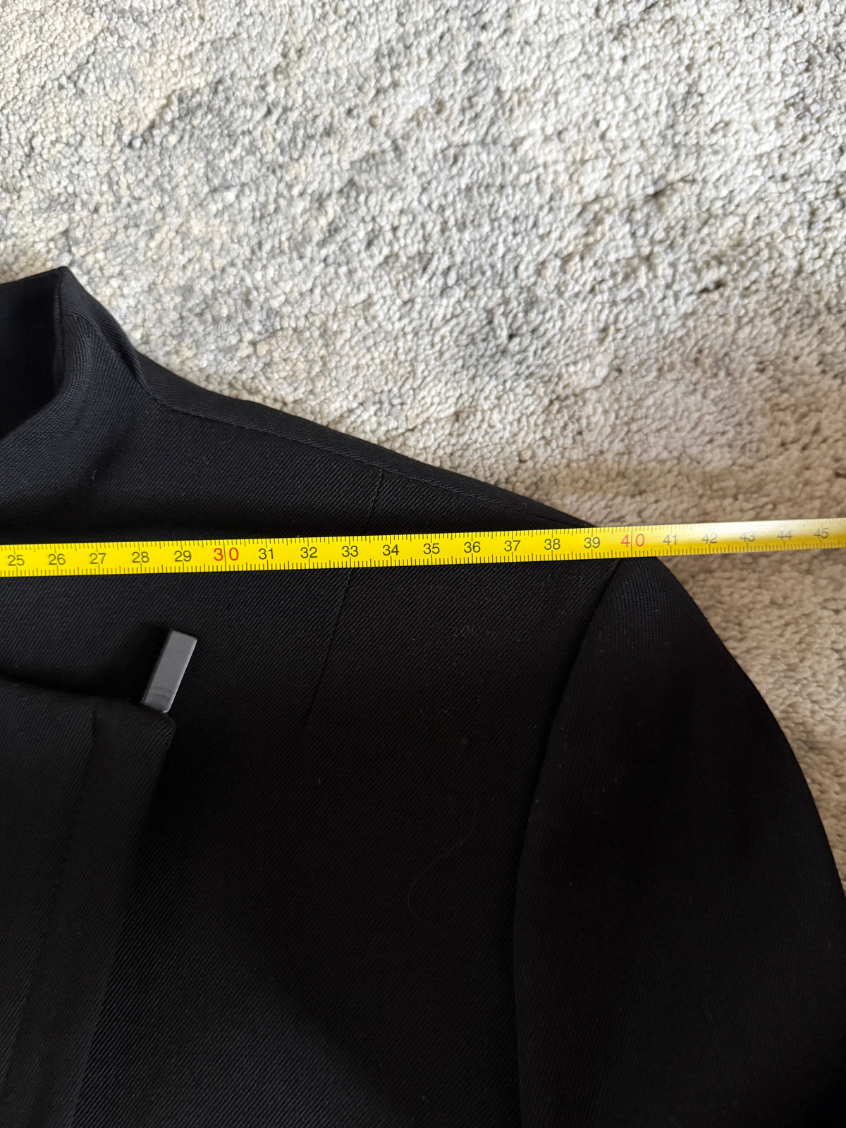Gucci FW1999 asymetric wool jacket by Tom Ford