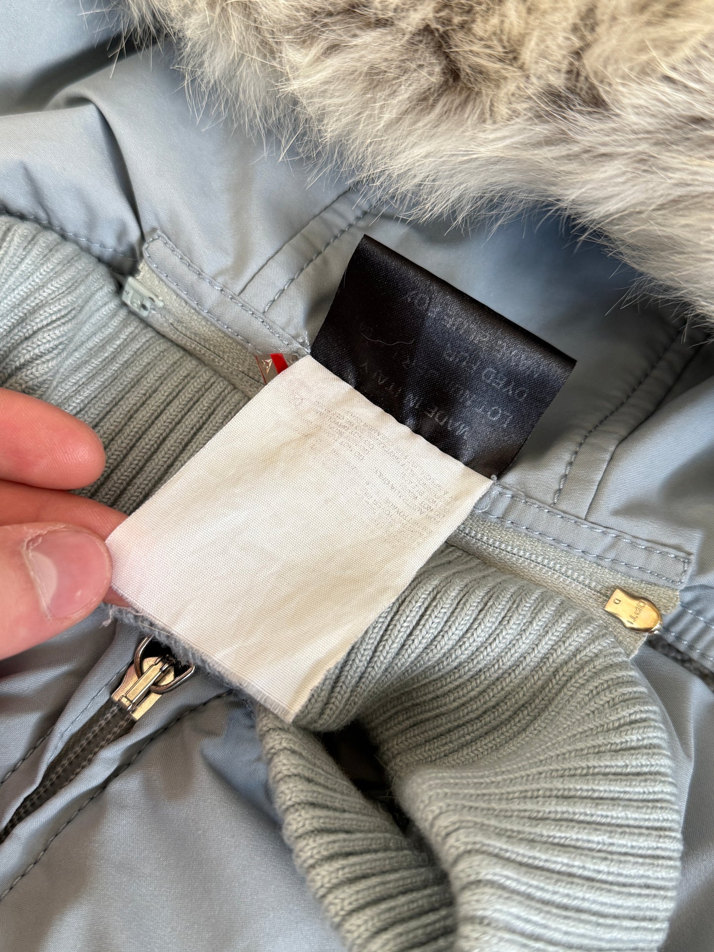 Prada 2000’s gore-tex padded jacket with removable hoods