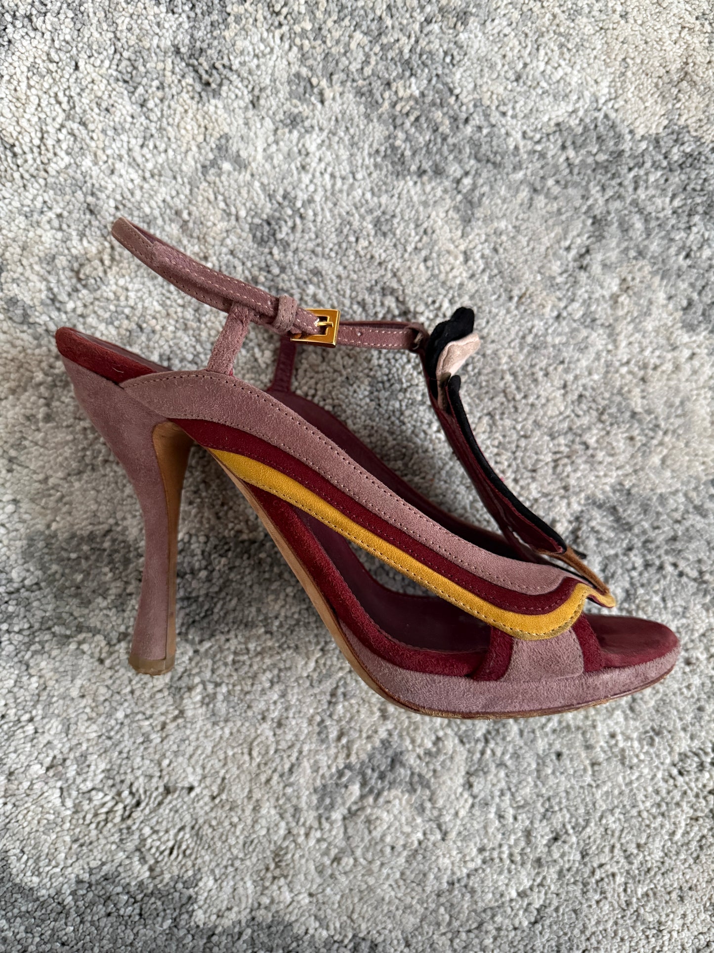 Prada SS2008 fairy suede heels