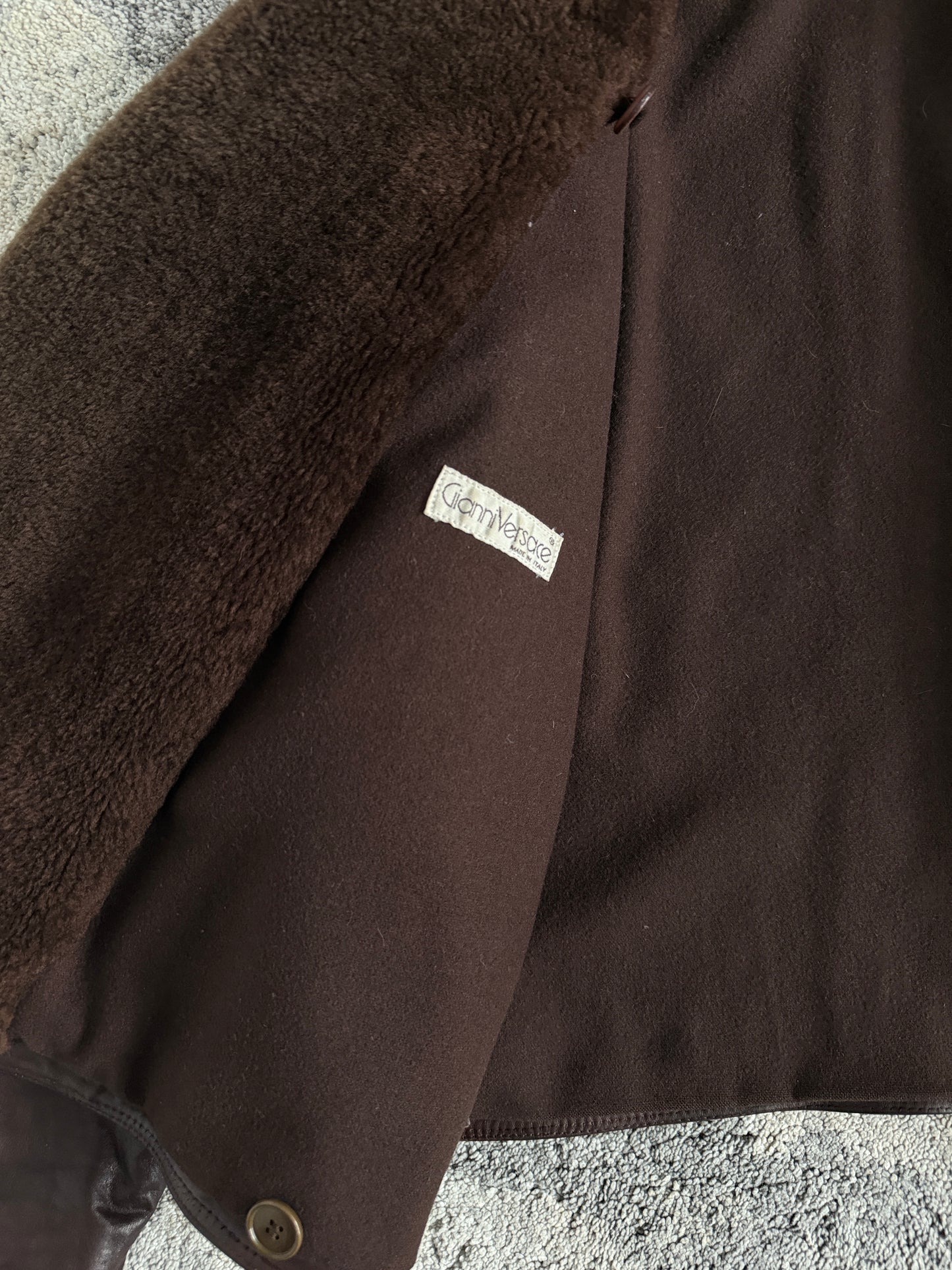 Gianni Versace 1980’s leather jacket