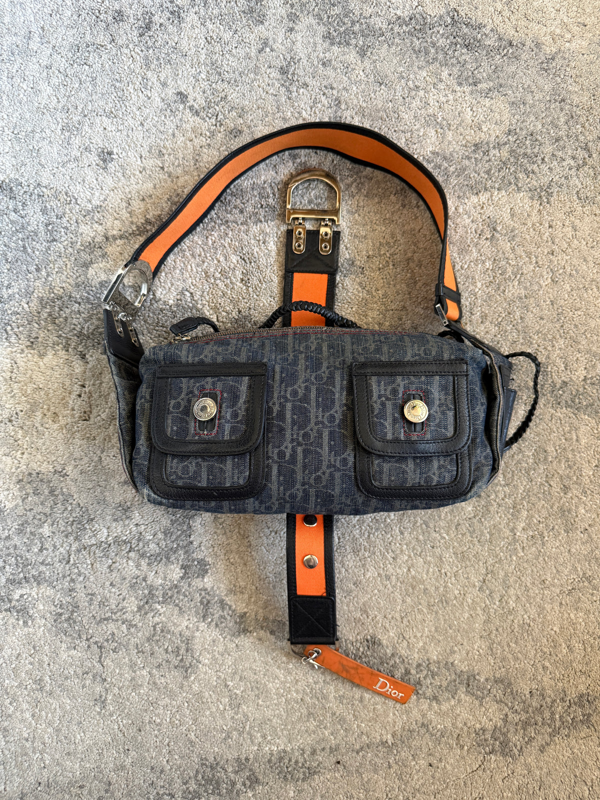 Dior FW2005 Remove before flight monogram bag