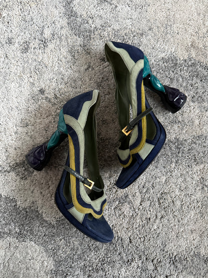 Prada SS2008 fairy suede special heels