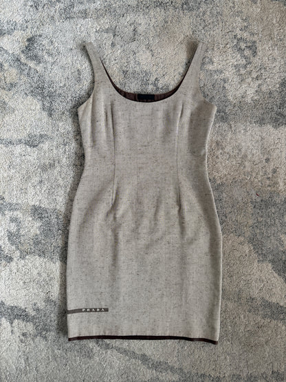 Prada SS1999 linen & cotton dress