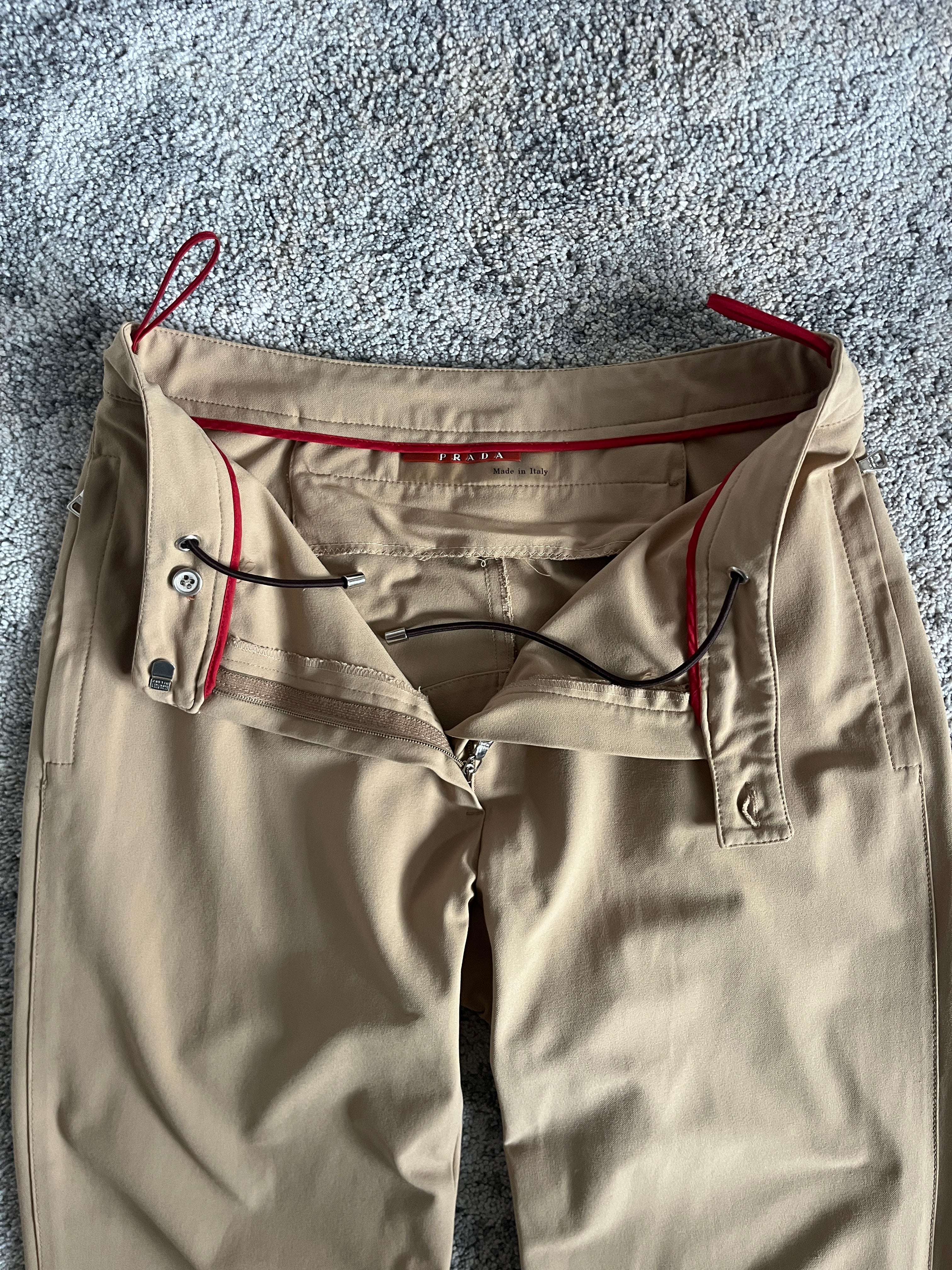 Prada SS1999 nylon velcro pants – Grain De Sell