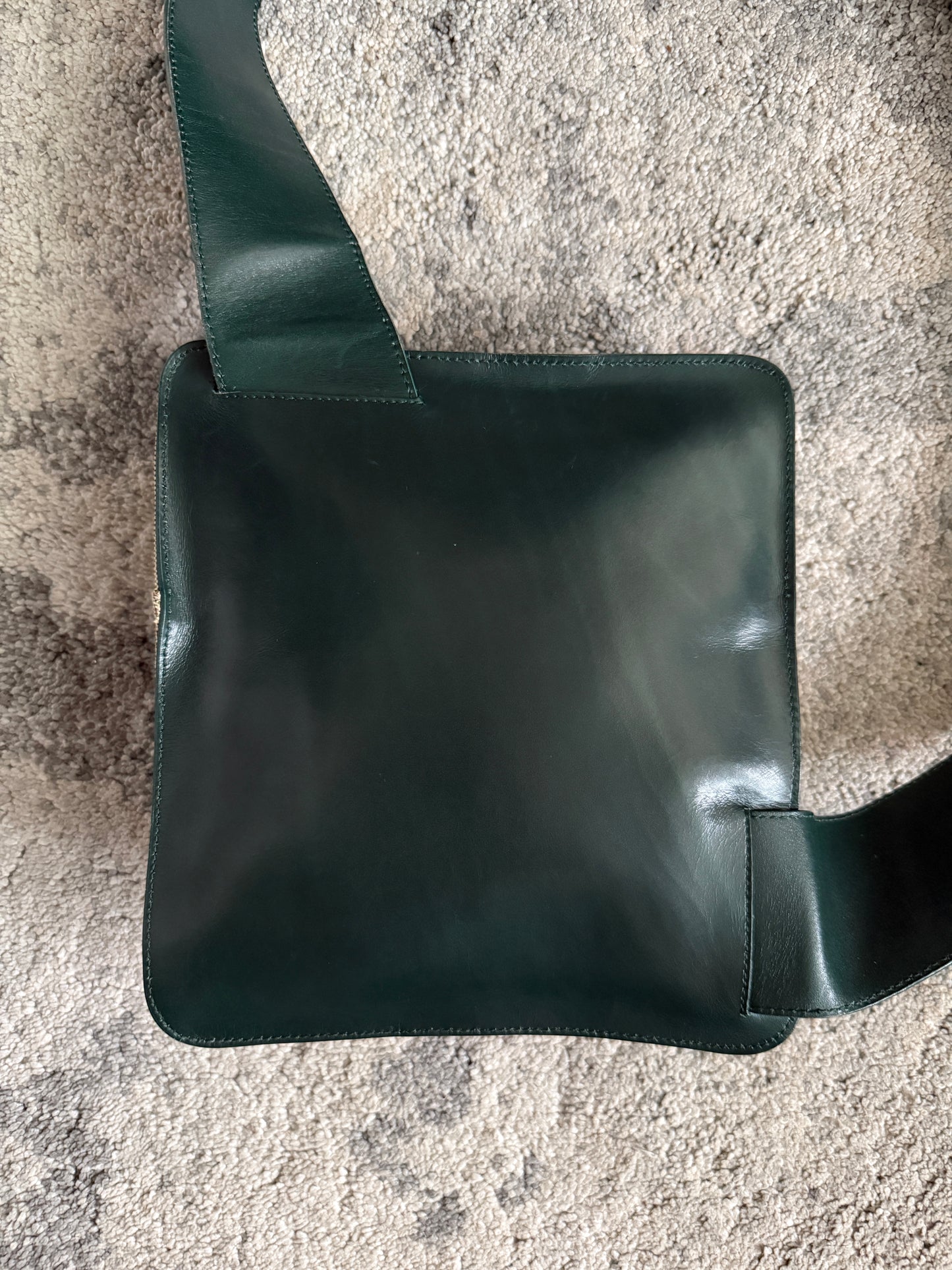 Prada SS1999 linen & leather sling bag