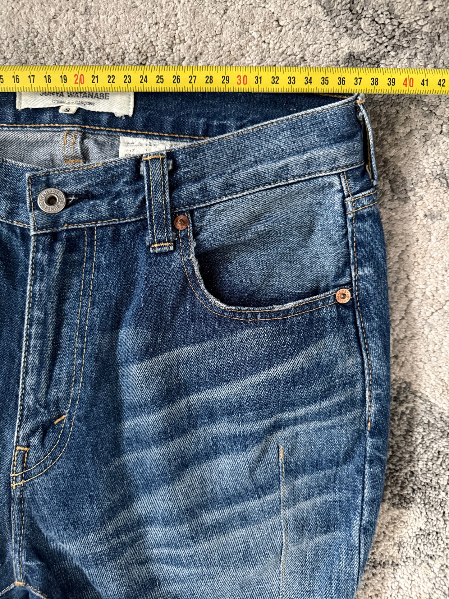 Junya Watanabe SS2009 reconstructed denim skirt