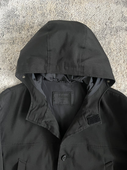 Prada FW1999 heavy nylon long coat