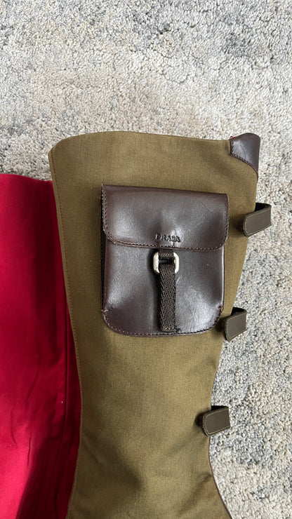 Prada FW1999 convertible pockets boots