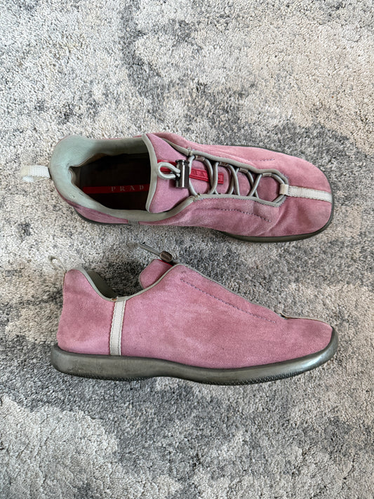 Prada SS2000 suede trainers