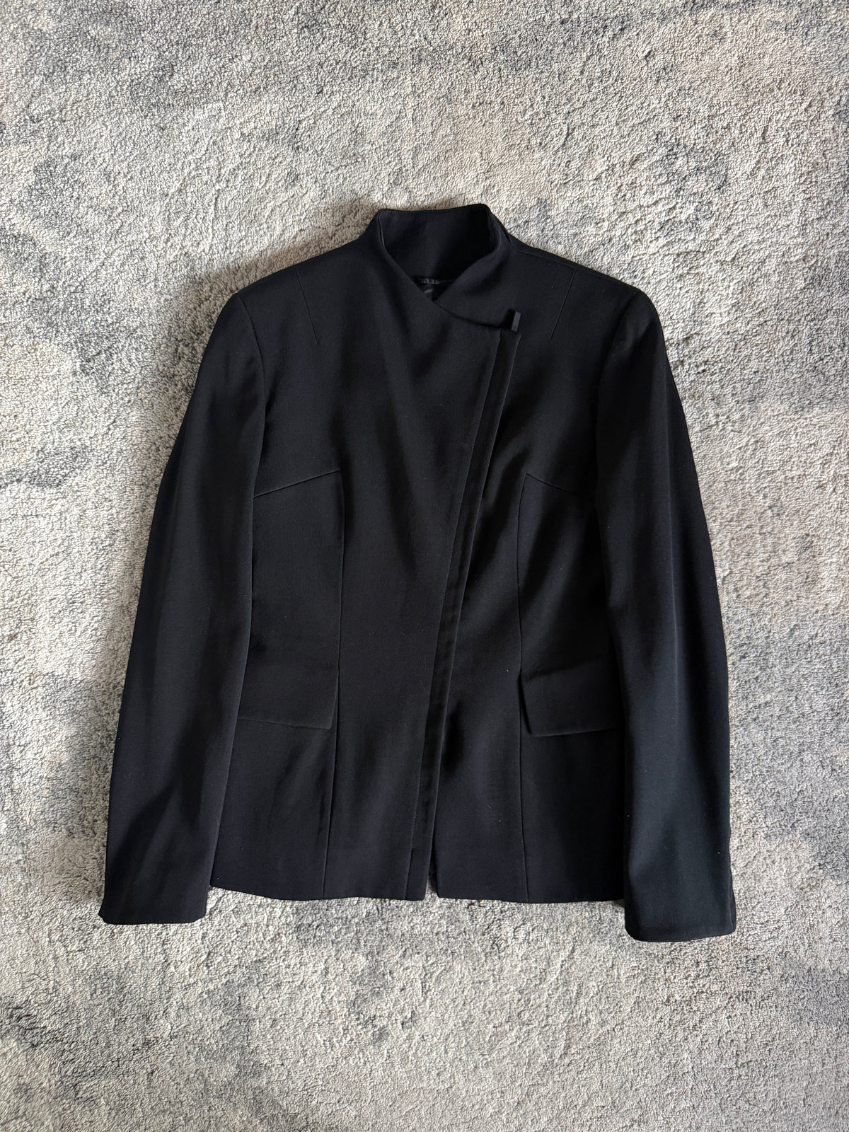 Gucci FW1999 asymetric wool jacket by Tom Ford