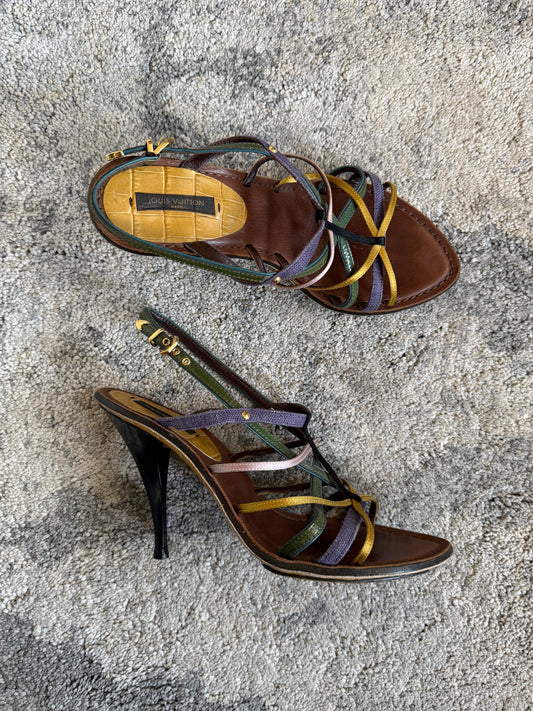 Louis Vuitton SS2006 strap heels