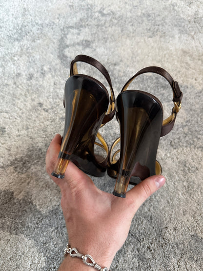 Prada SS1998 glass heels