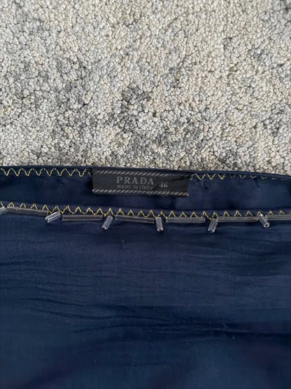 Prada SS1997 silk skirt
