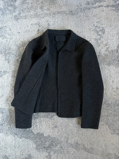 Prada 1998 wool zip shirt