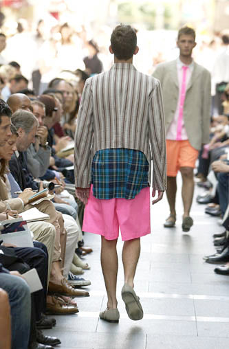 Comme des garçons H+ SS2002 polyester & wool jacket