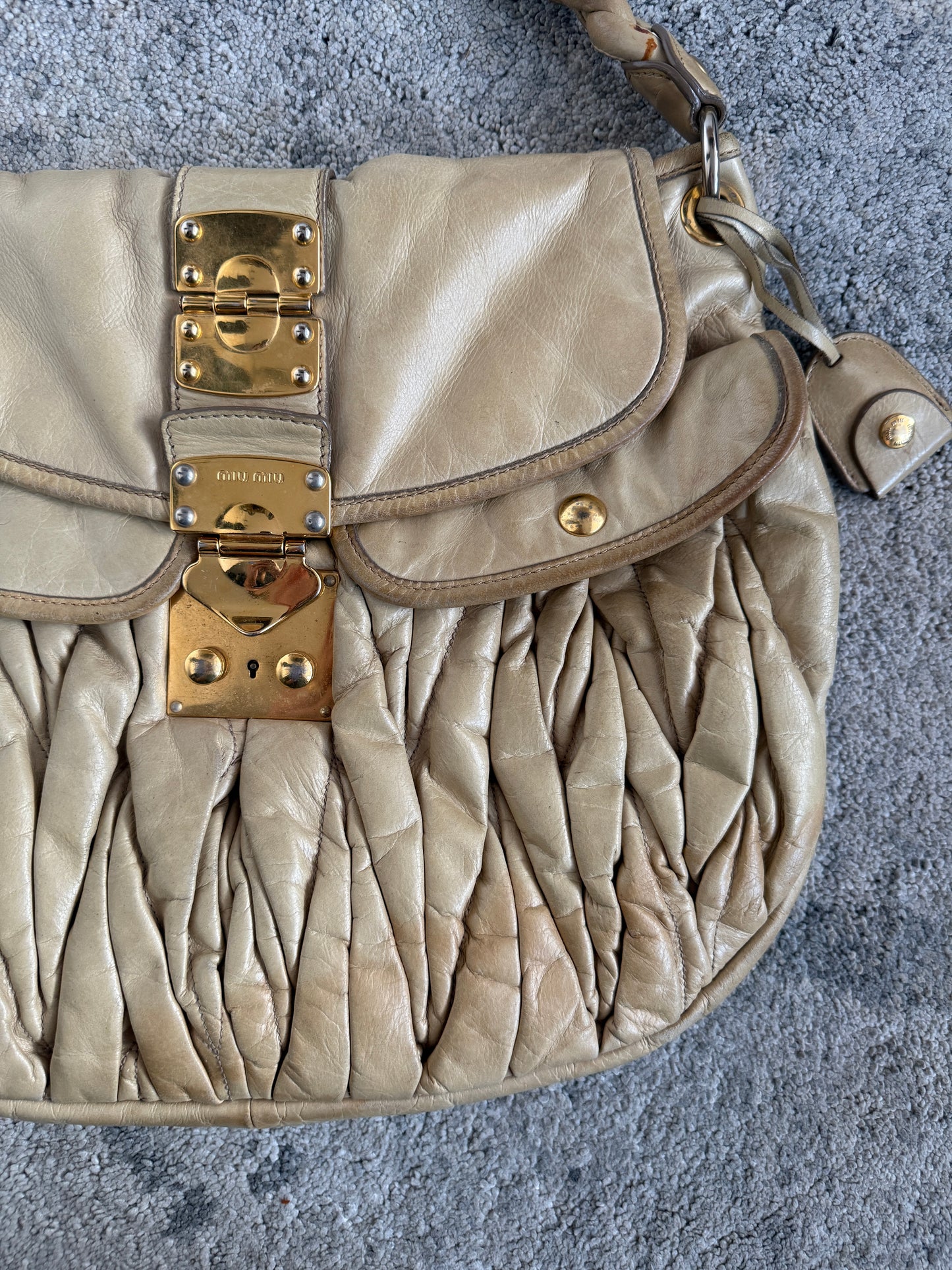 Miu Miu 2000’s leather coffer bag
