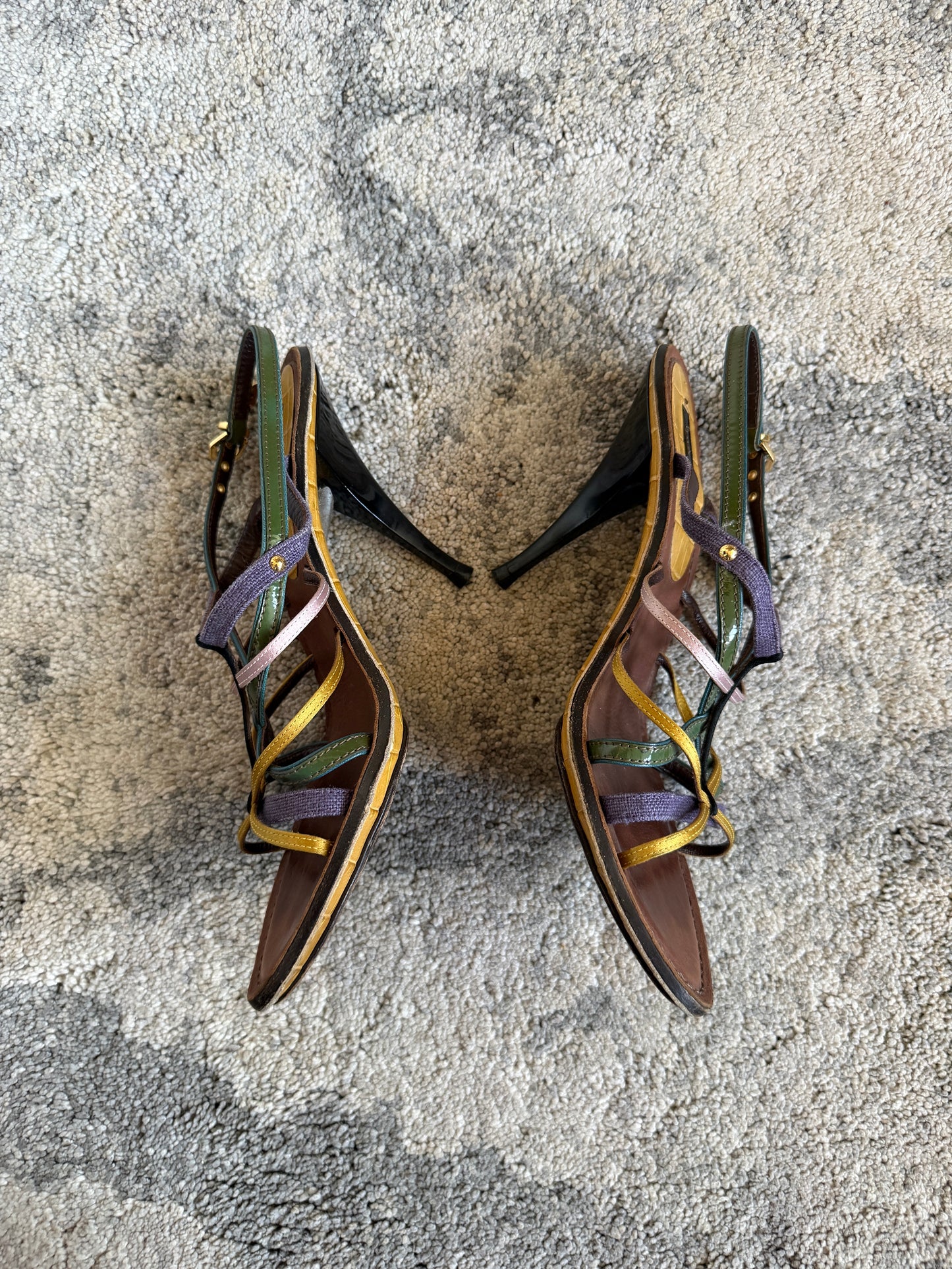 Louis Vuitton SS2006 strap heels
