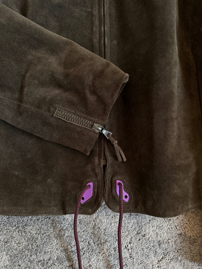 Miu Miu FW1999 suede leather jacket