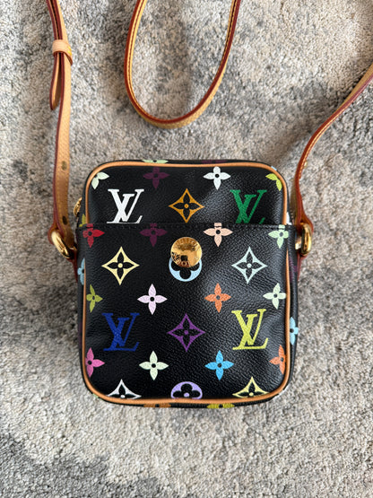 Louis Vuitton SS2003 leather crossbody bag by Takashi Murakami