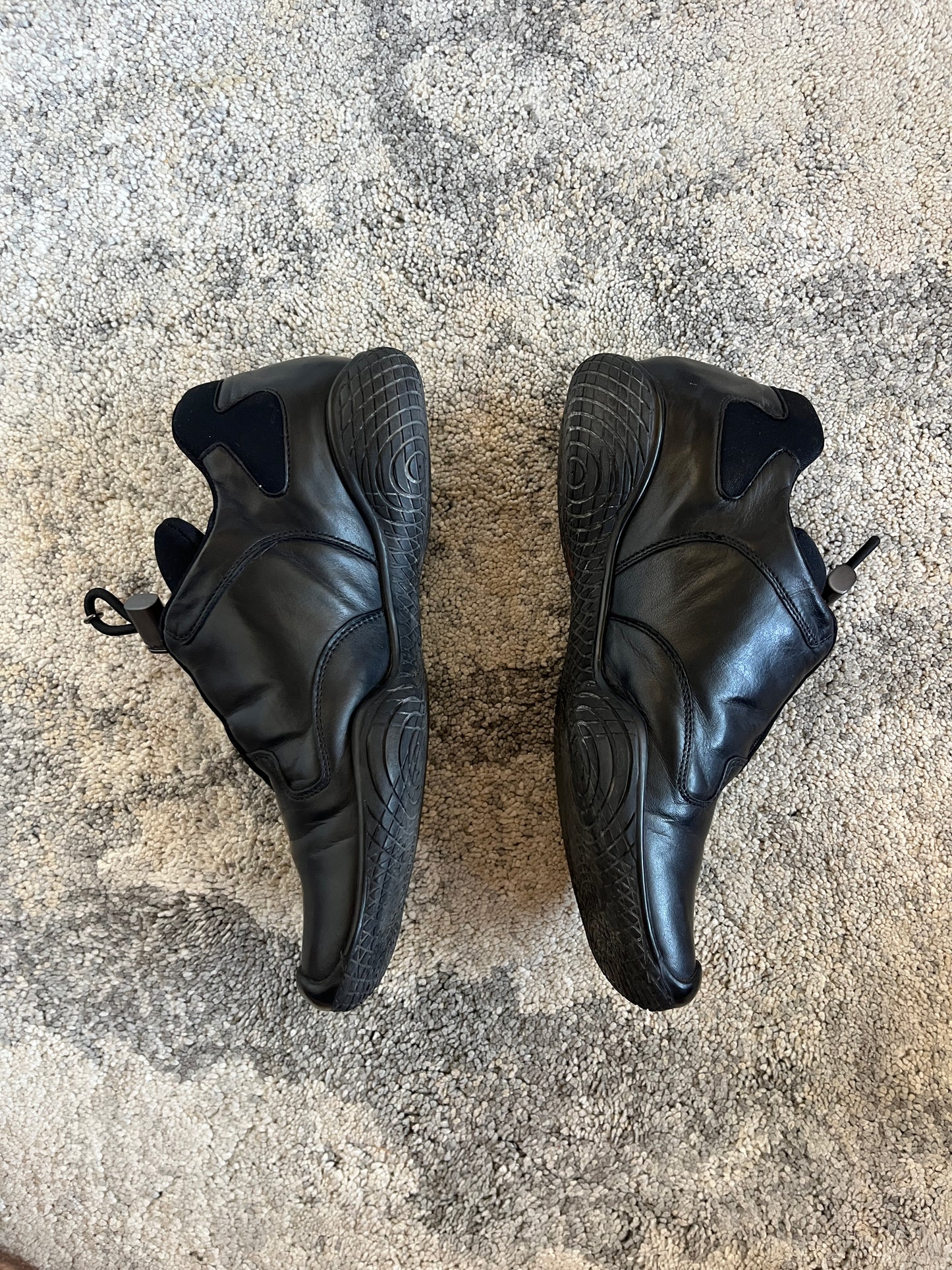 Prada 1999 leather & neoprene trainers