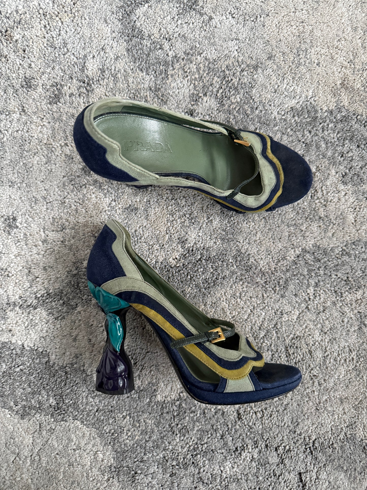 Prada SS2008 fairy suede special heels