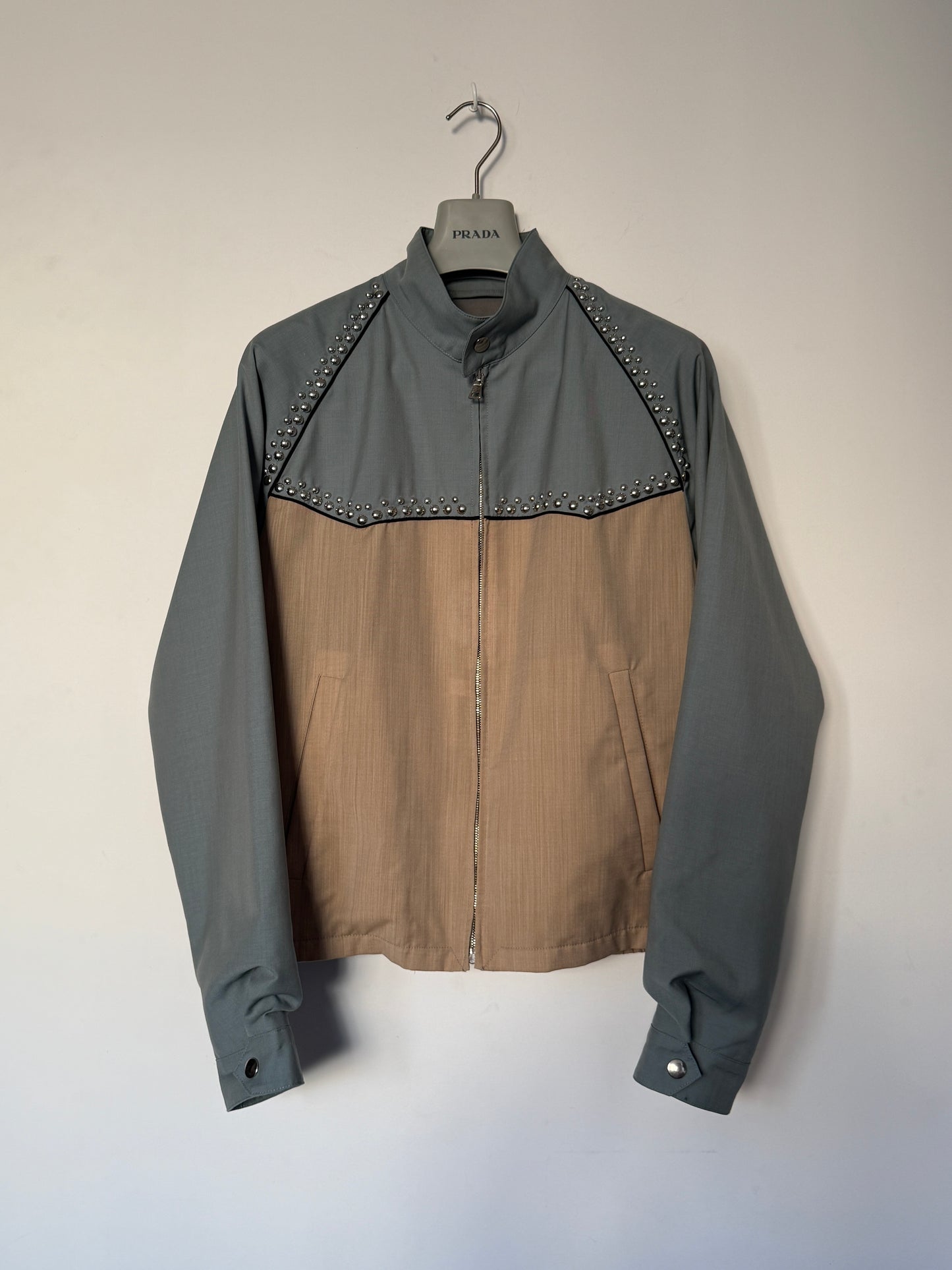 Prada SS2012 wool studded jacket