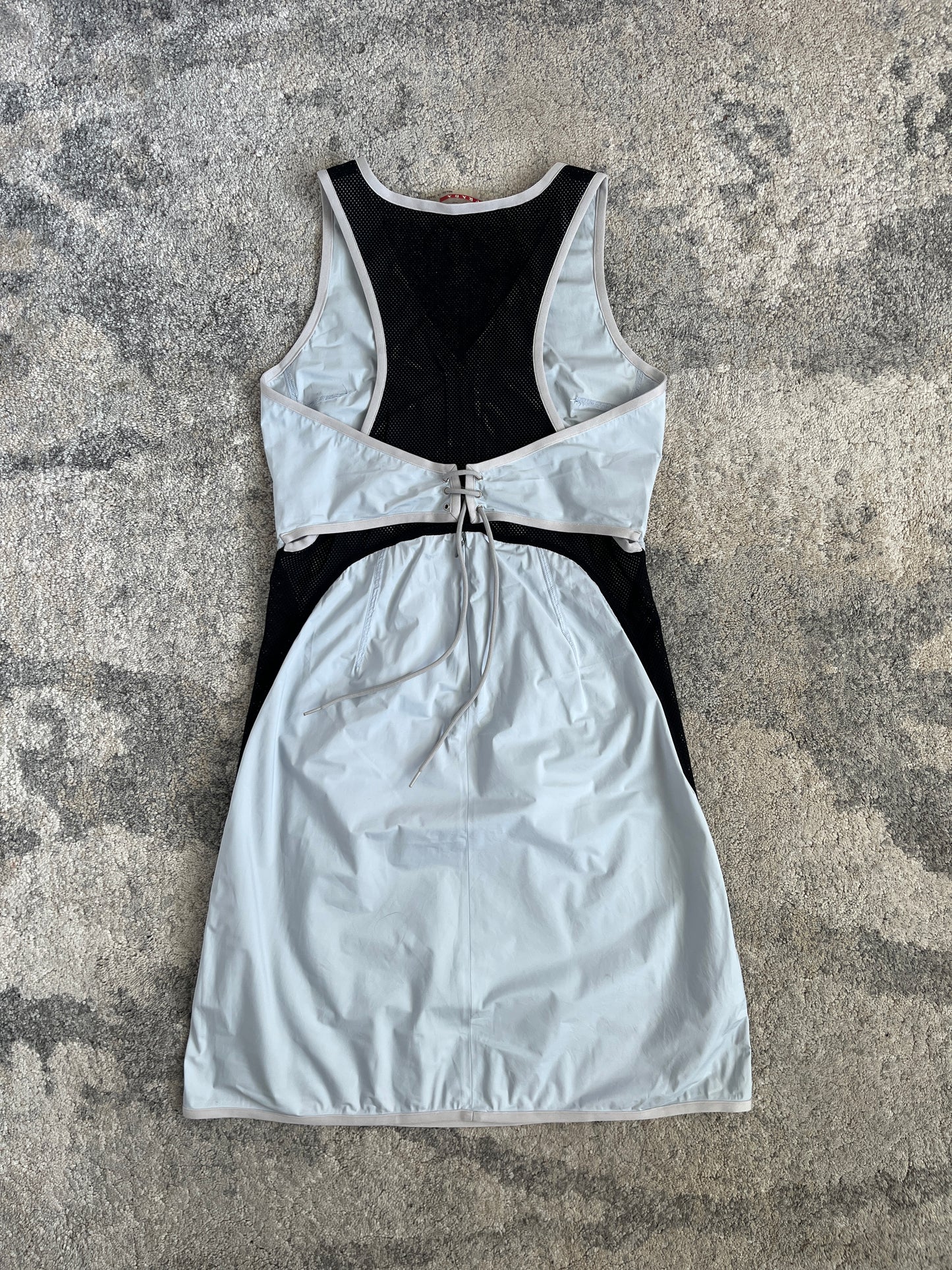 Prada 1999 nylon & mesh dress