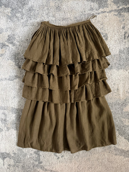 Prada SS1994 linen skirt