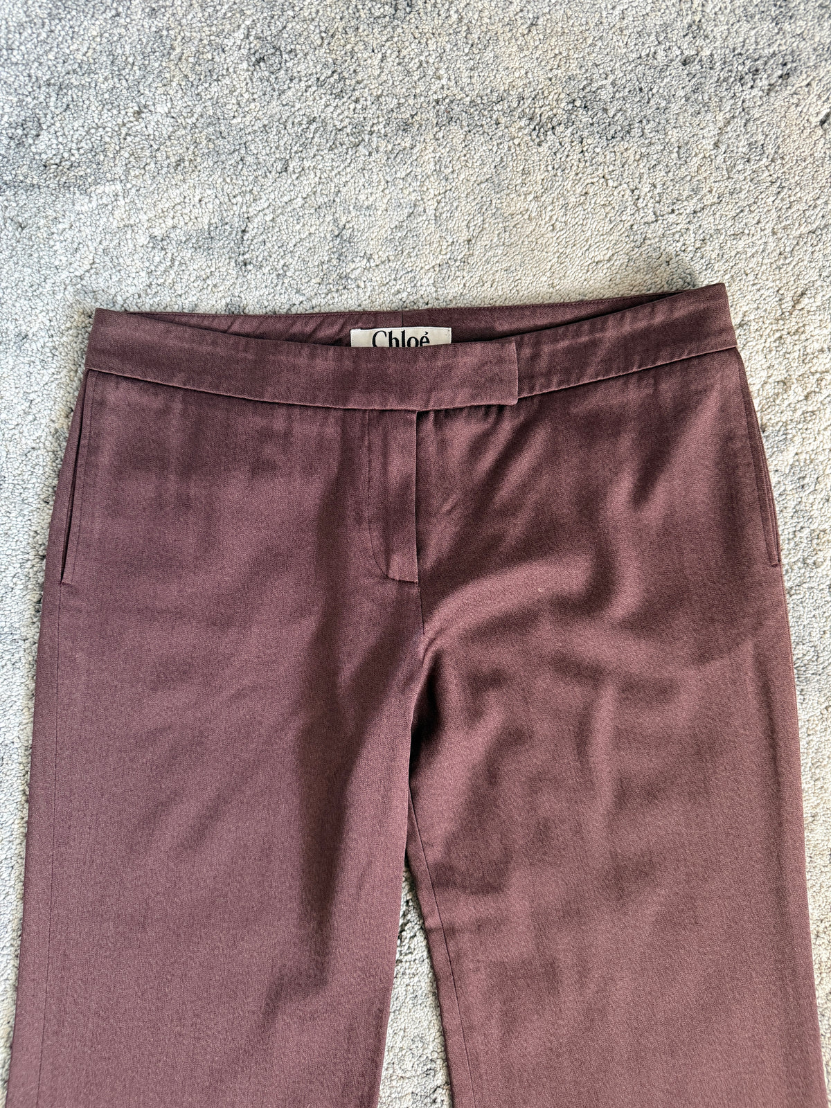 Chloé FW2001 flared pants
