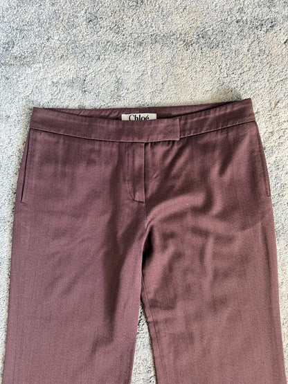 Chloé FW2001 flared pants