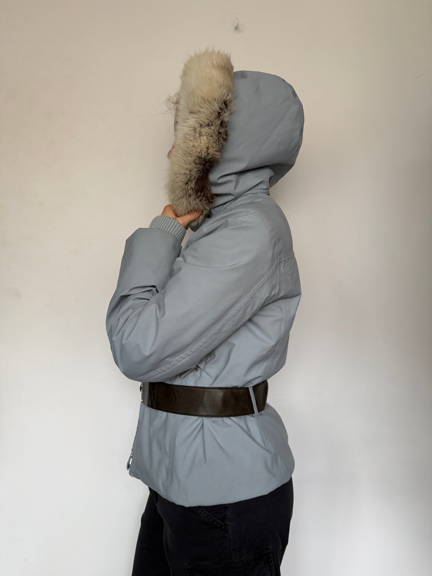 Prada 2000’s gore-tex padded jacket with removable hoods