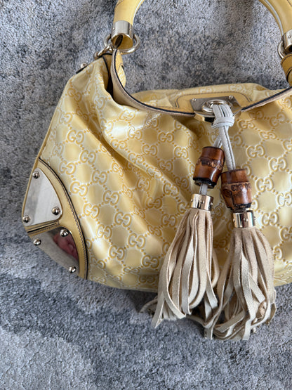 Gucci 2007 Indy patent leather bag