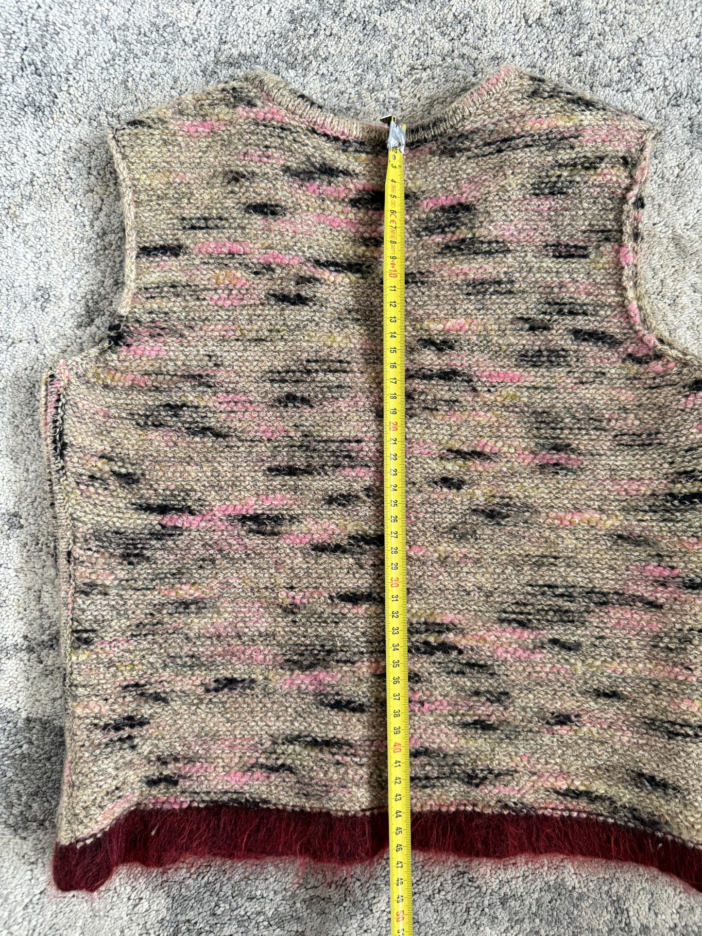 Chanel FW1999 wool tweed tank top