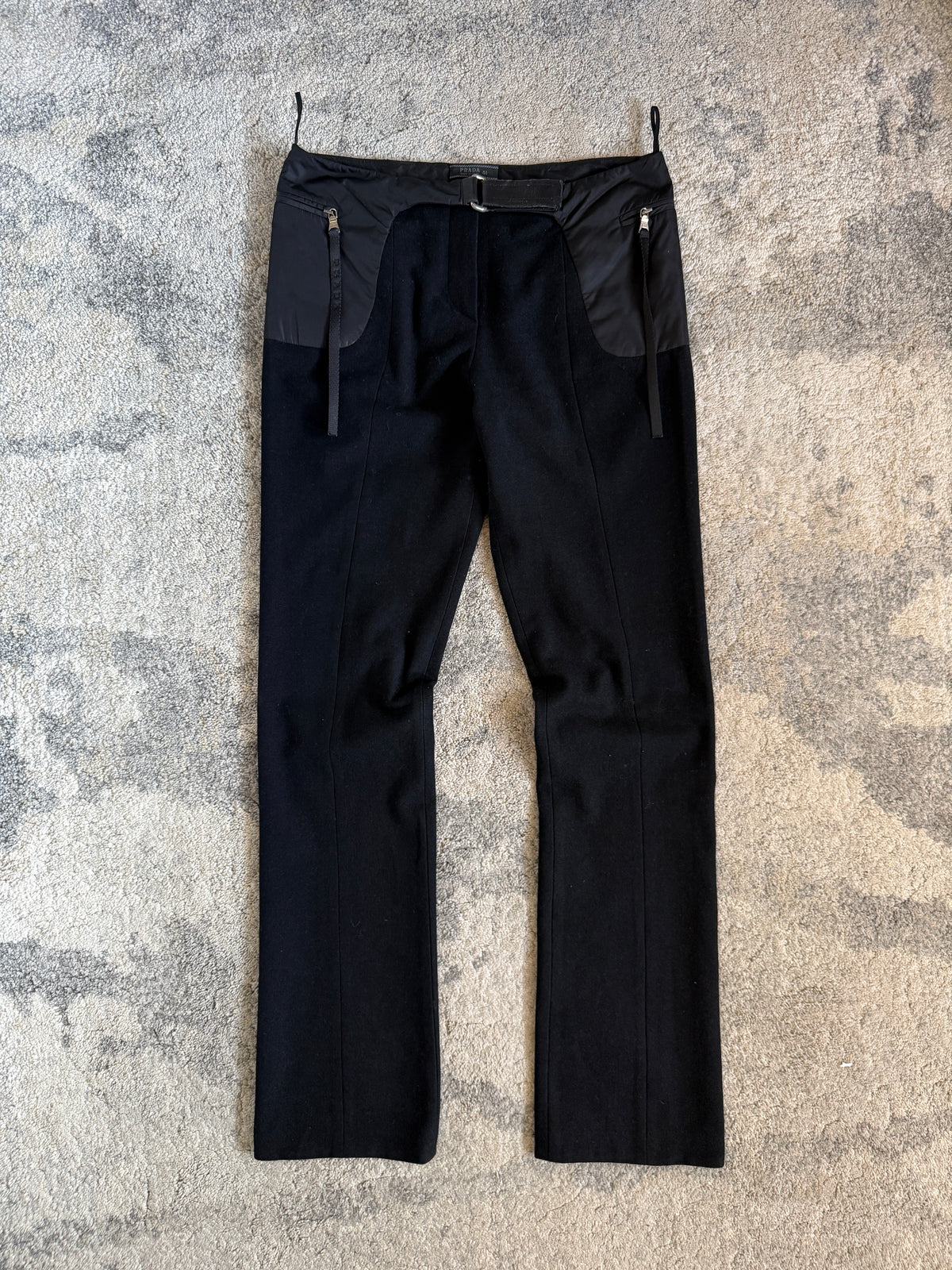 Prada FW1999 wool & nylon pants