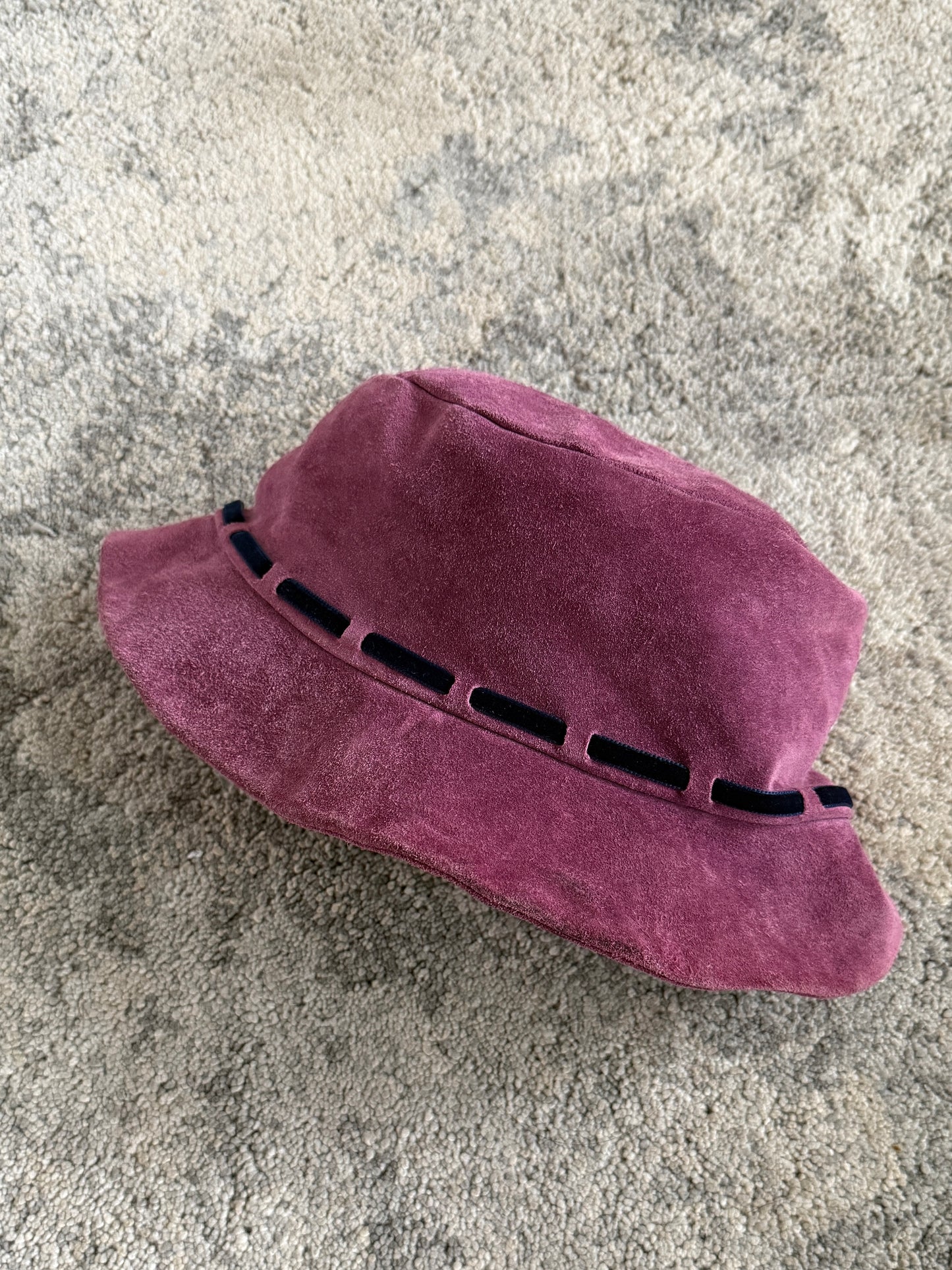 Miu Miu 1990’s suede hat