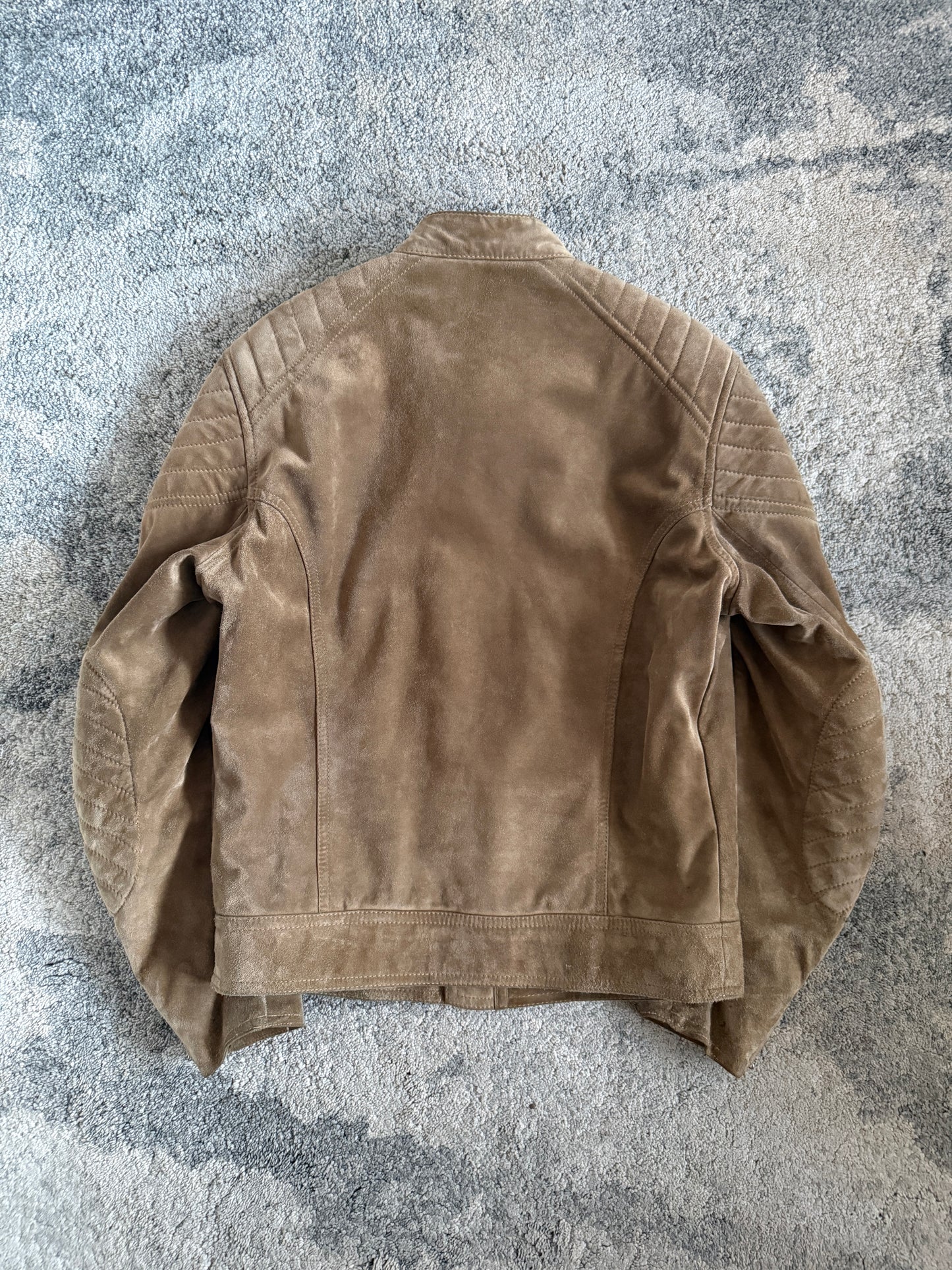 Gucci 2000’s motorcycle suede jacket