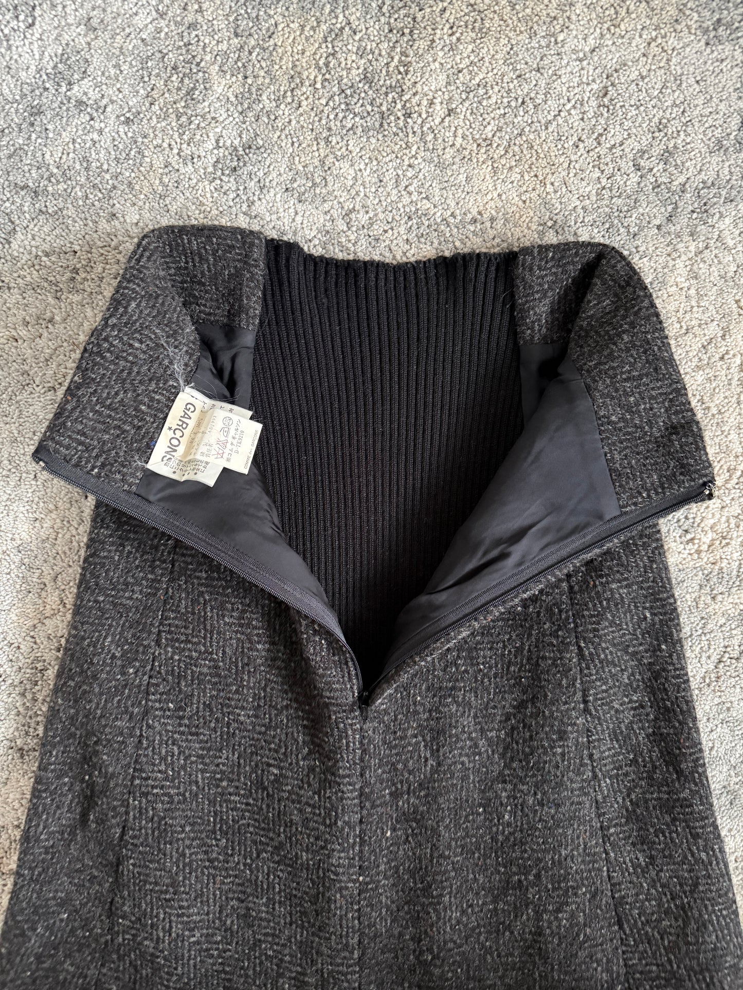 Comme Des Garçons FW1994 wool skirt