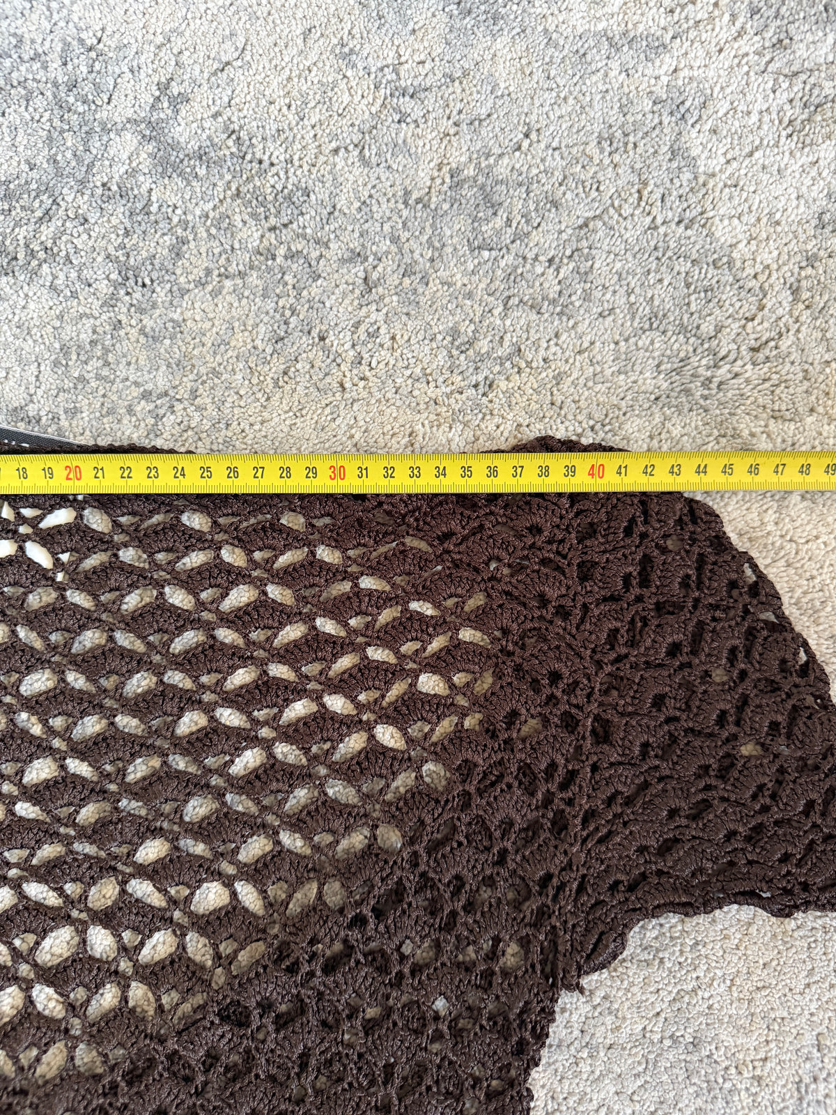 Dolce & Gabbana SS1997 viscose crochet top