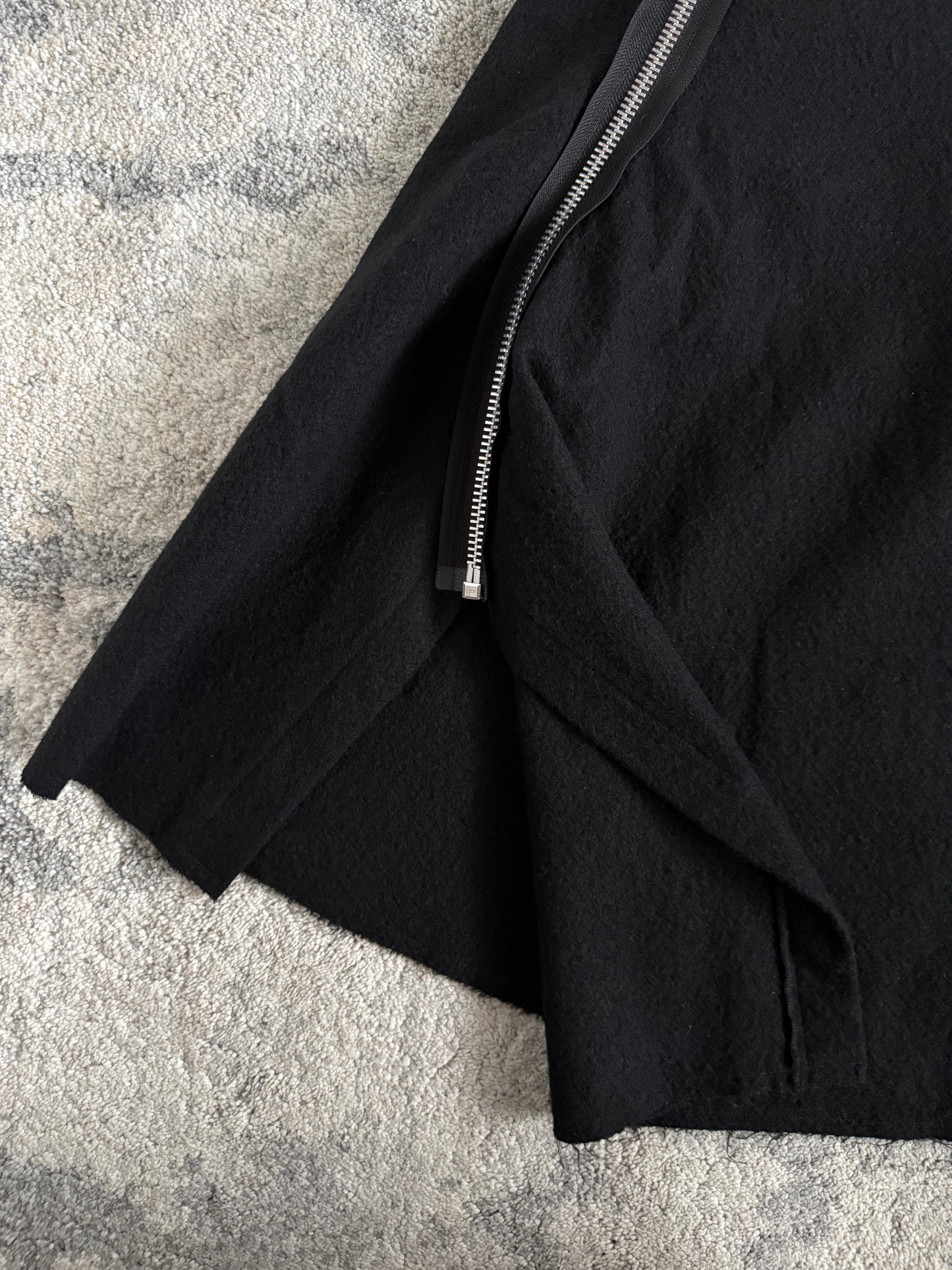 Comme Des Garçons Tricot 2004 wool asymmetrical skirt