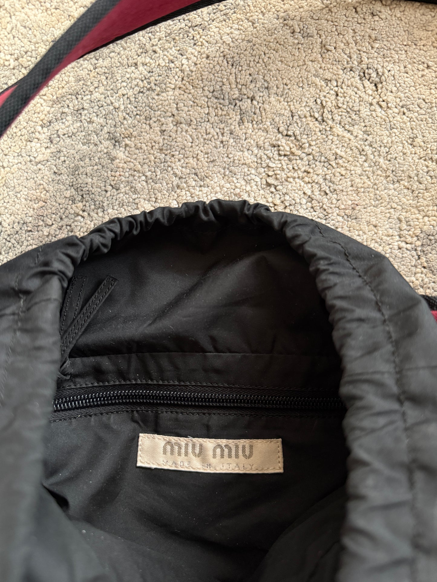 Miu Miu 1999 neoprene bag