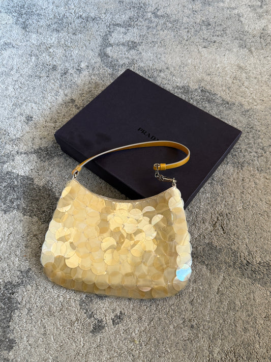 Prada SS2000 sequins & silk bag