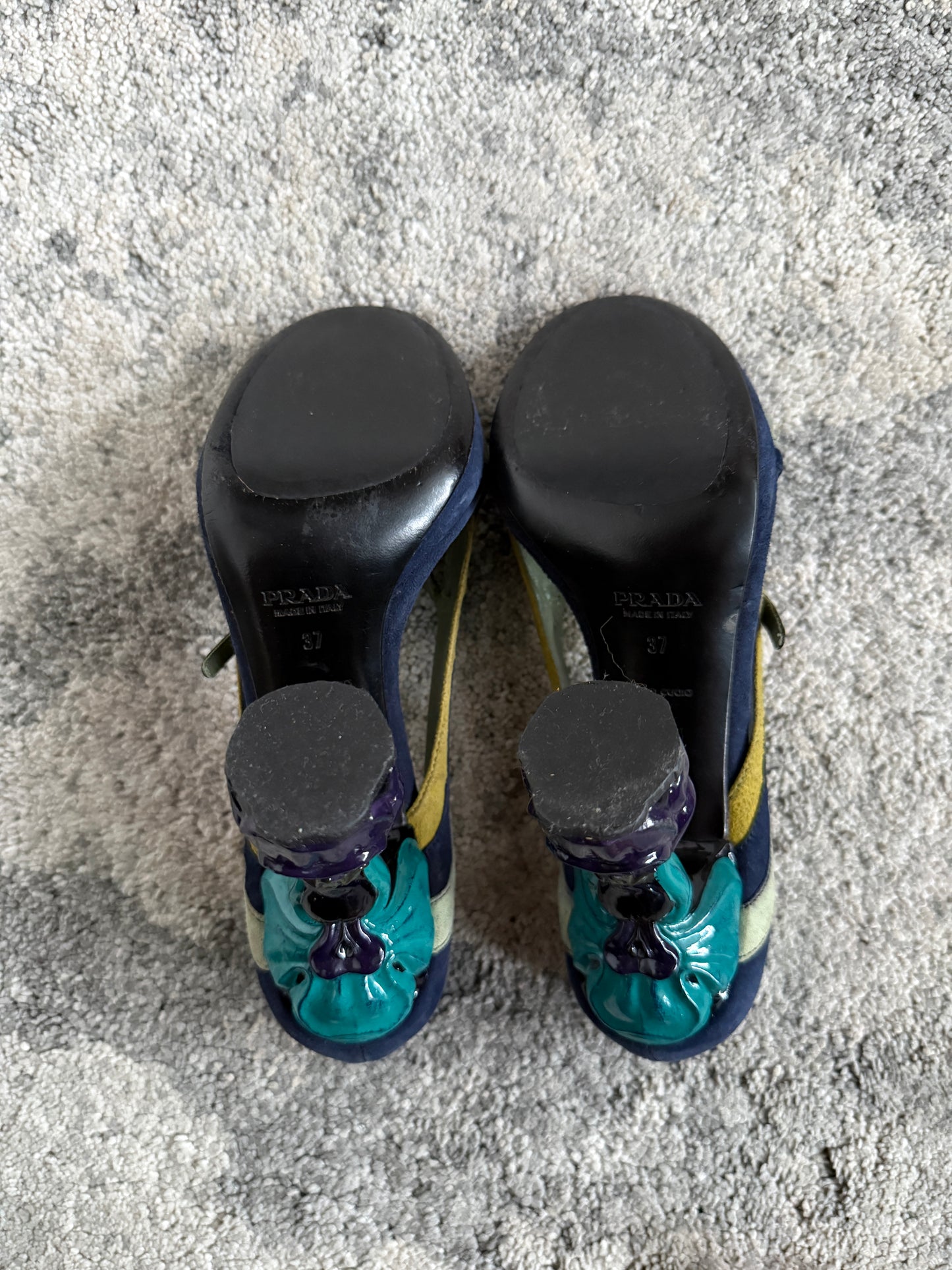 Prada SS2008 fairy suede special heels